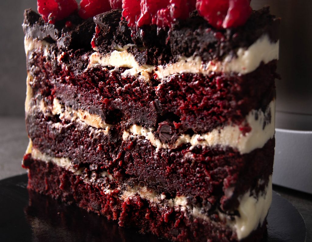 Dark Chocolate Red Velvet Cake - Pastry Online | Pastry Recipes