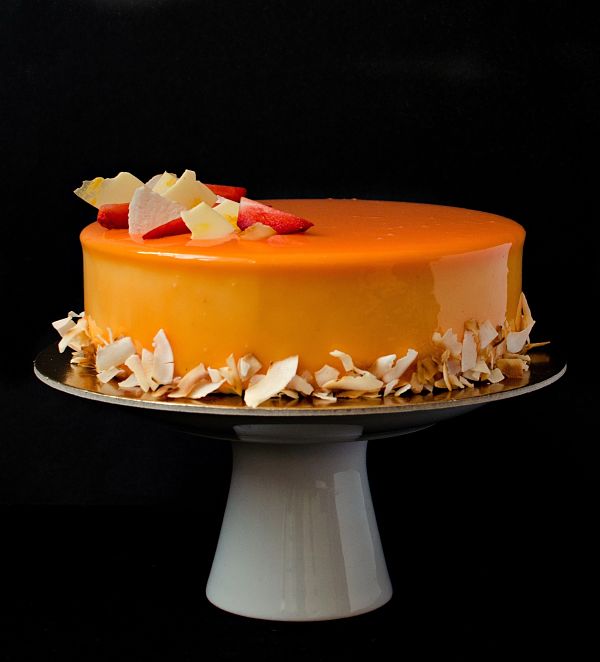 Coconut Passion Fruit Entremet