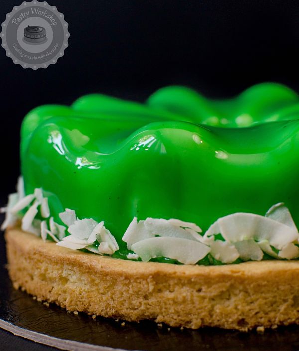 Basil Strawberry Entremet
