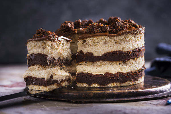Momofuku-Style Banana Hazelnut Cake