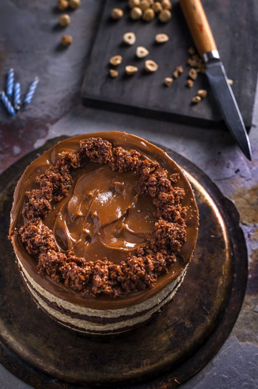 Momofuku-Style Banana Hazelnut Cake