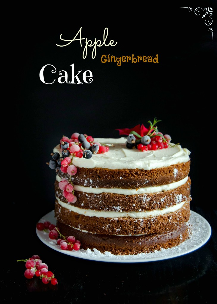 Apple Gingerbread Cake