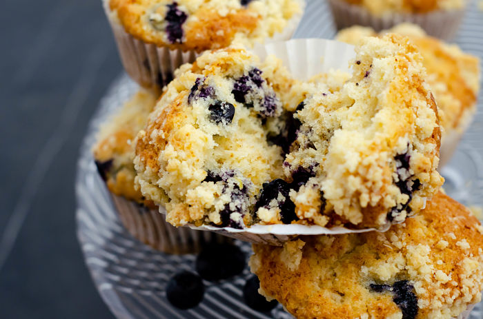 Blueberry Crumble Muffins