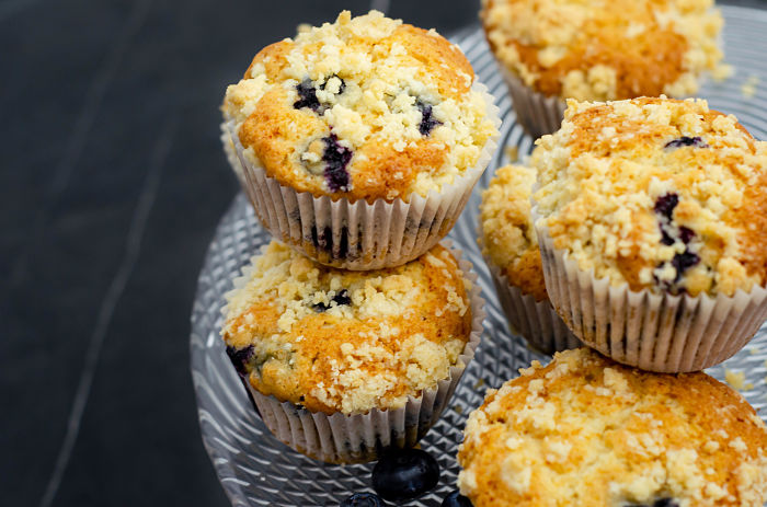 Blueberry Crumble Muffins