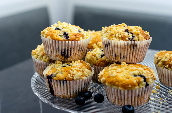 Blueberry Crumble Muffins