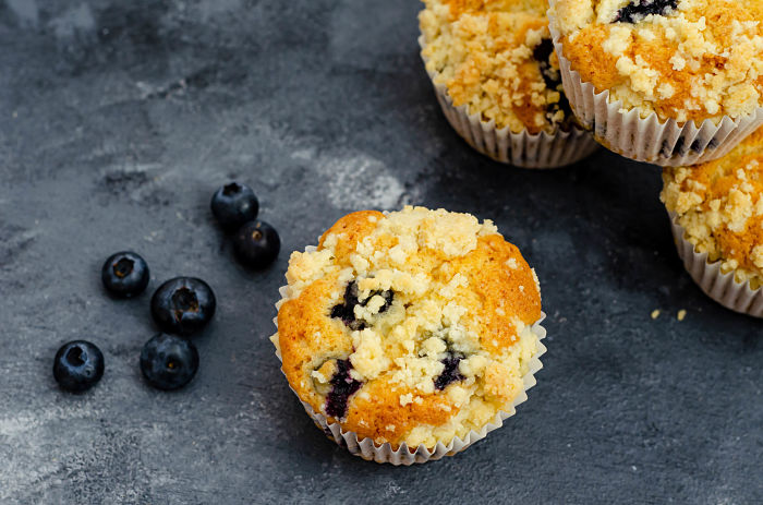 Blueberry Crumble Muffins