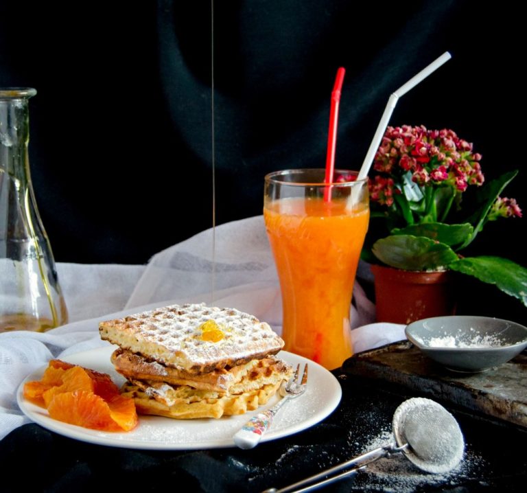 Breakfast Oat Waffles