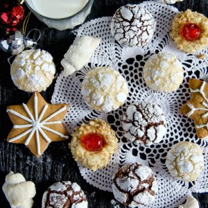 Chocolate Crinkle Cookies