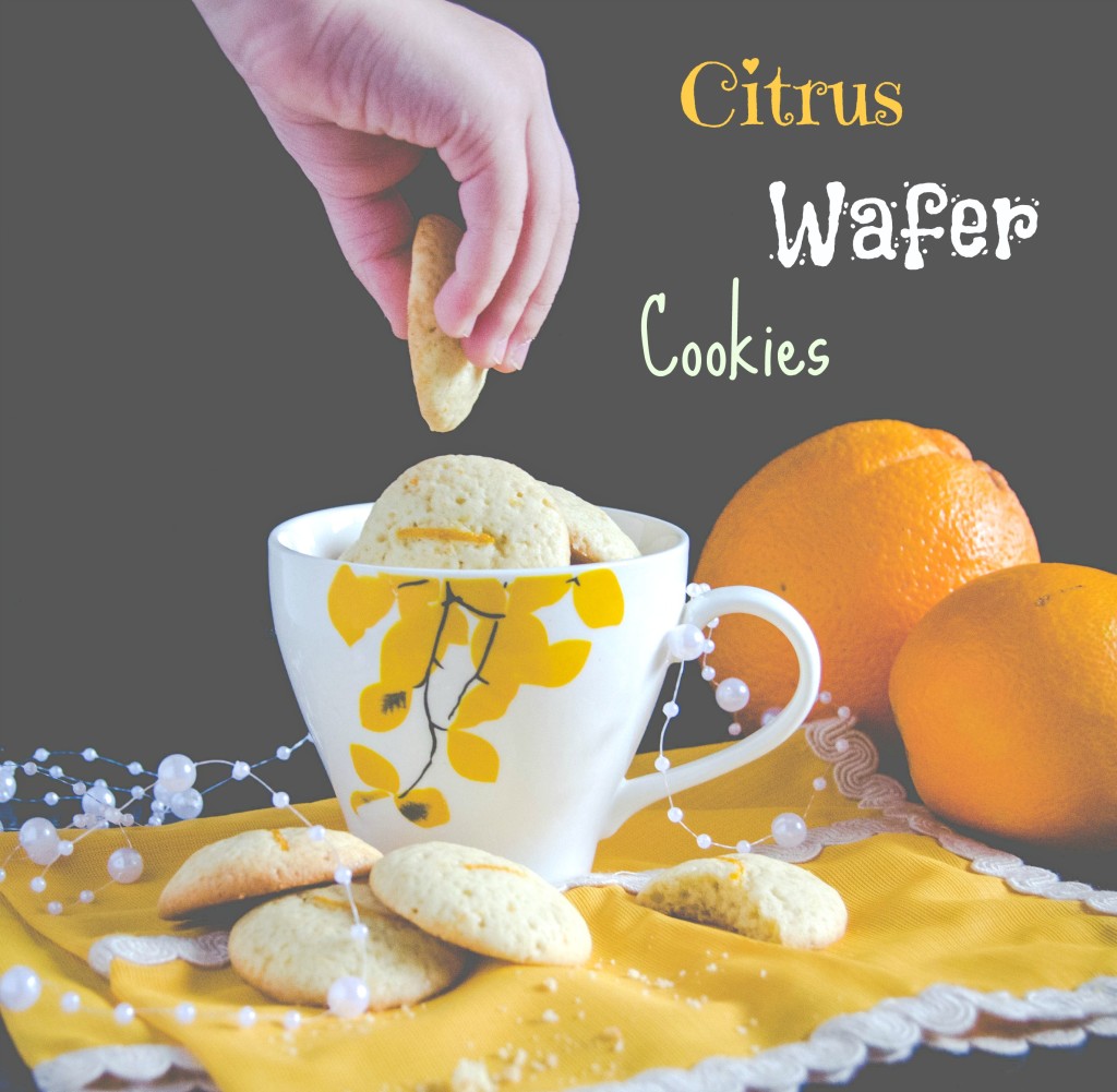 {Citrus Wafer Cookies}