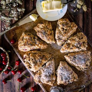 Cherry Chocolate Scones