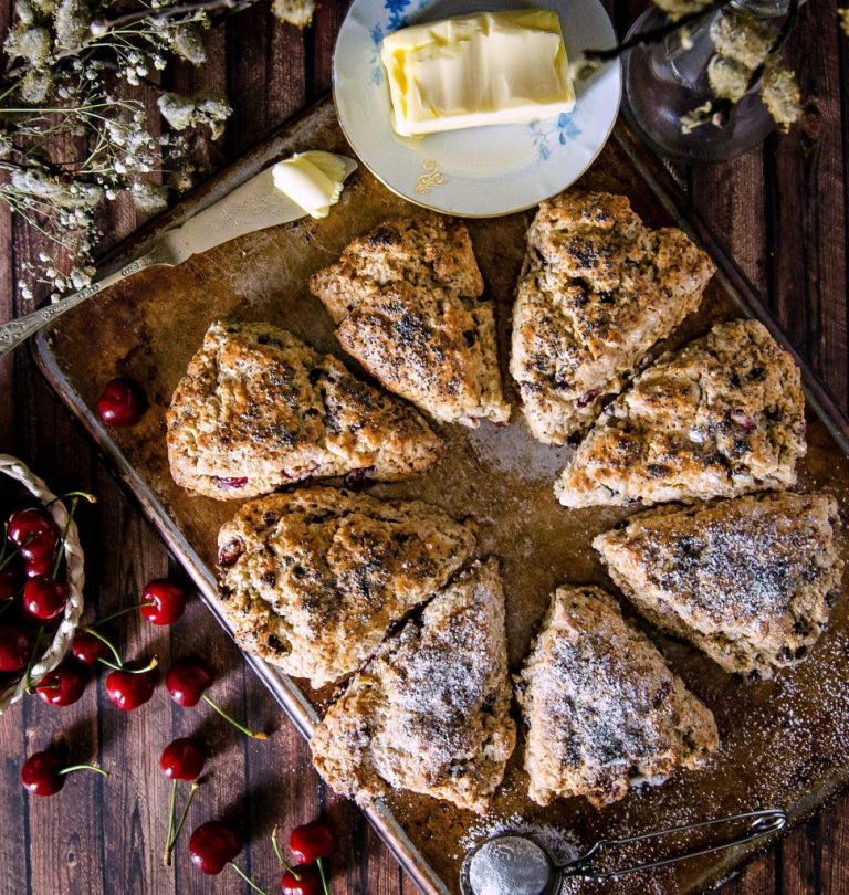 Cherry Chocolate Scones