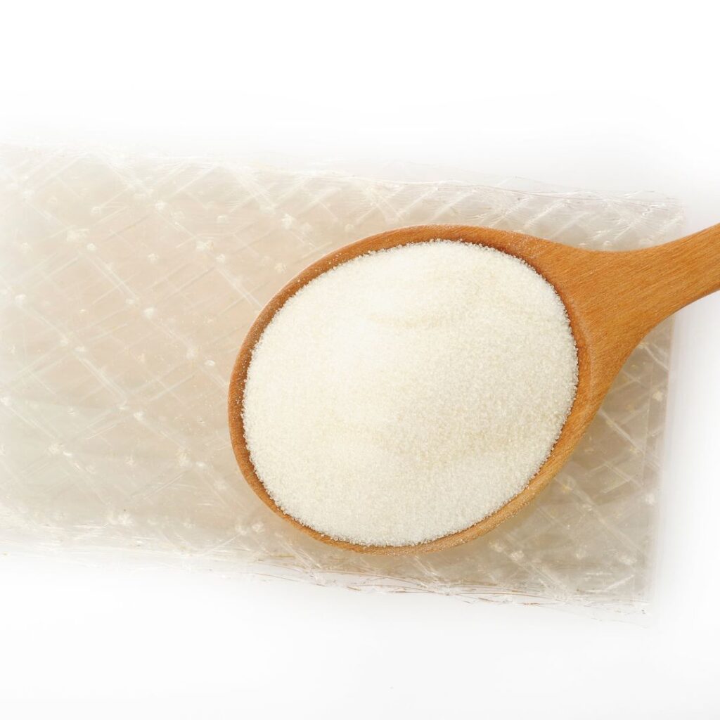 Powdered gelatin and gelatin sheets – an animal-based gelling agent