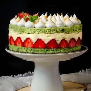Matcha Fraisier