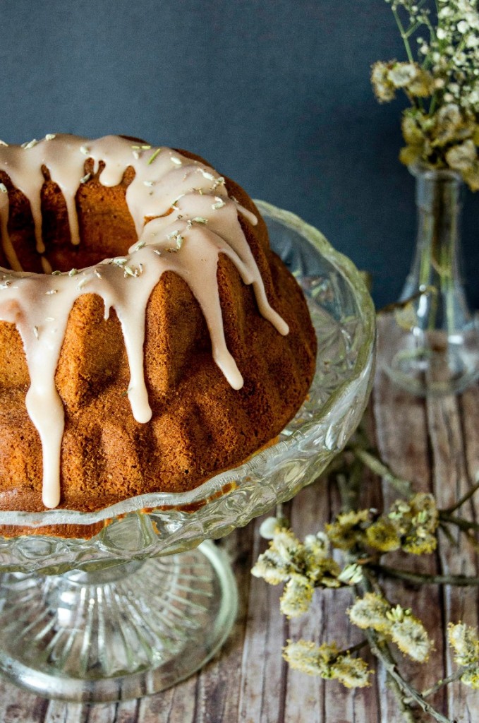 Orange Lavender Bundt Cake