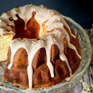Orange Lavender Bundt Cake
