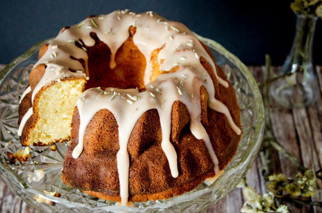 Orange Lavender Bundt Cake