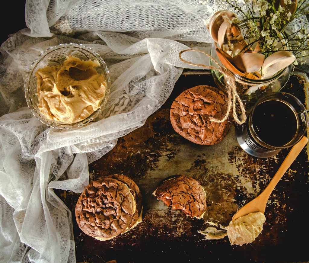 {Peanut Butter Sandwich Cookies}