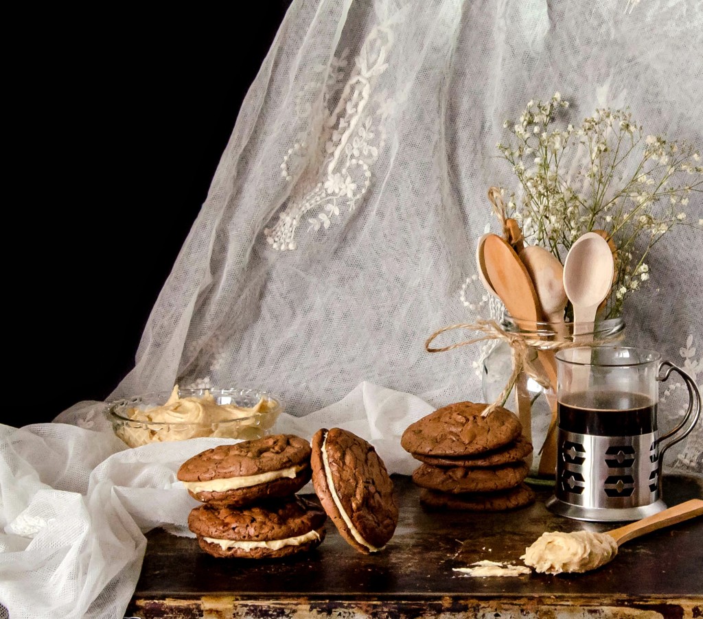 {Peanut Butter Sandwich Cookies}
