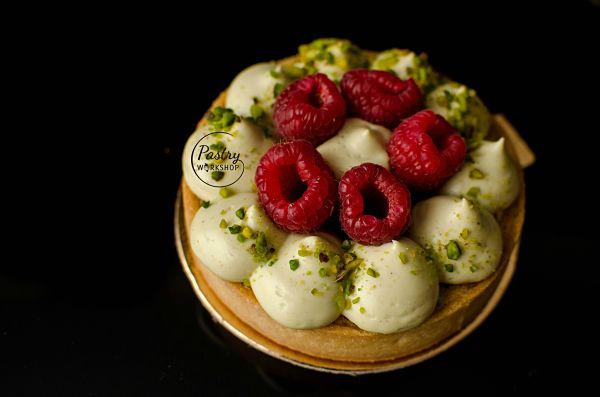 Pistachio Raspberry Tartelettes