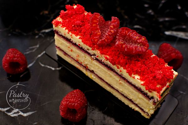 Rasperry Opera Cake