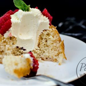 Raspberry Rose Savarin