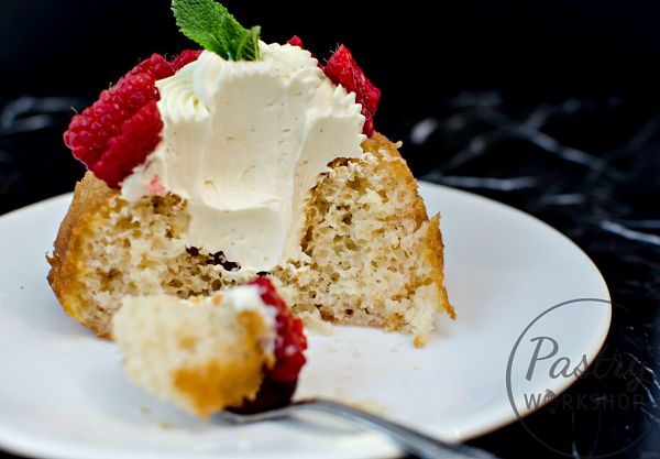 Raspberry Rose Savarin