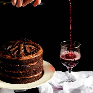 Red Wine Chocolate Cake