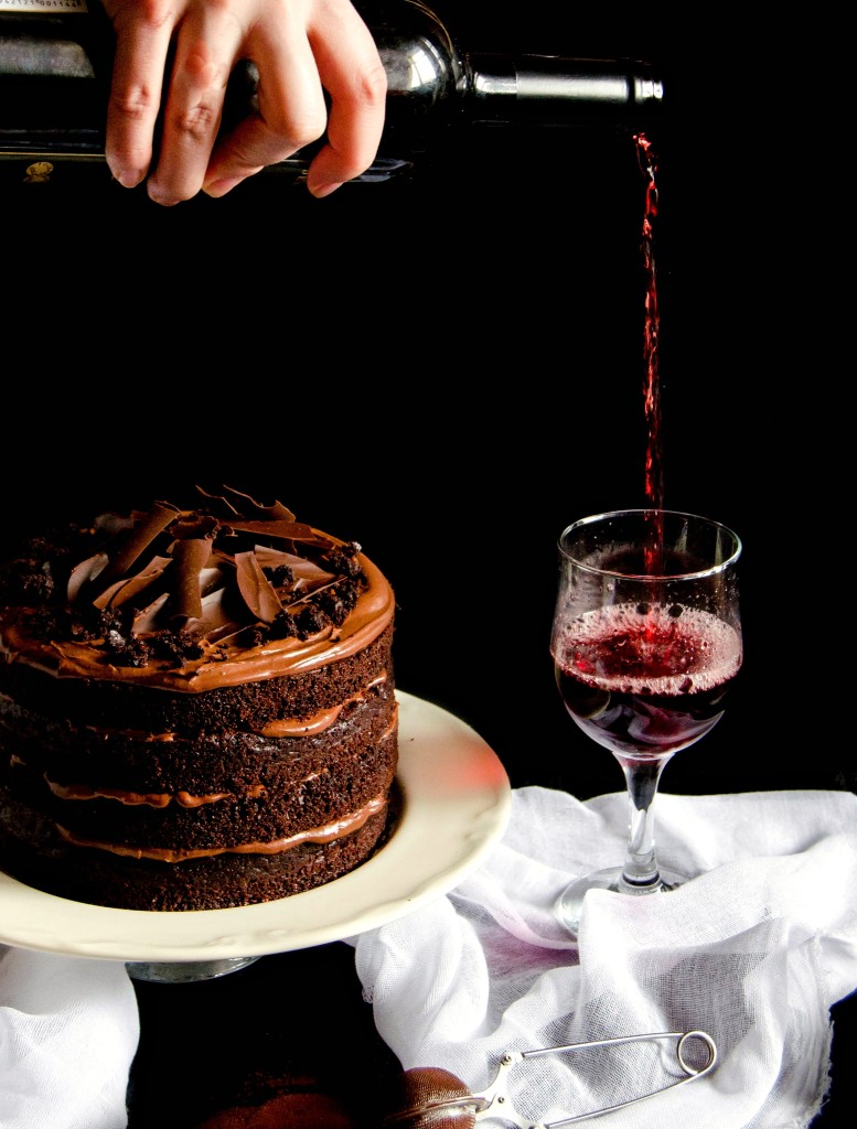 Red Wine Chocolate Cake