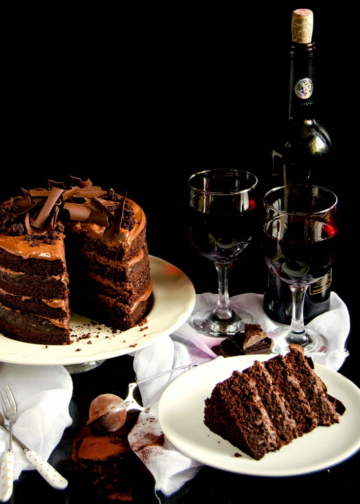 Red Wine Chocolate Cake