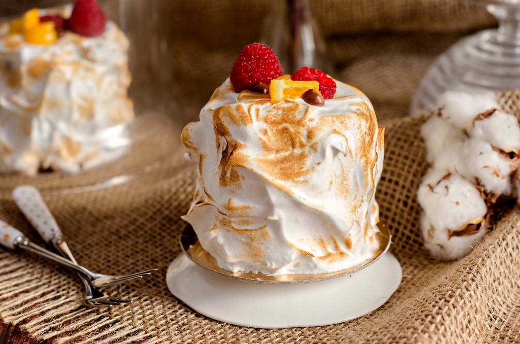 Torched Chocolate Lemon Cakes
