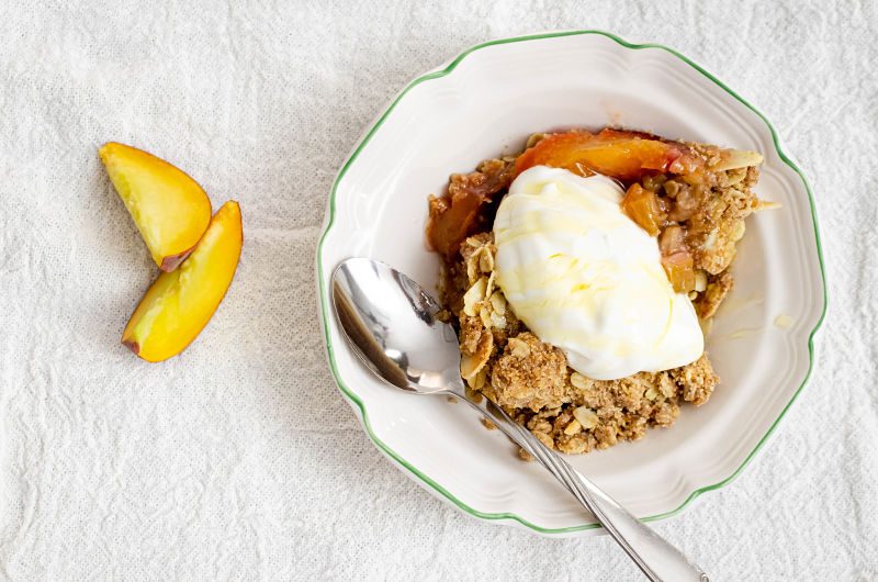 Oatmeal Fruit Crumble