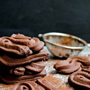 Viennese Chocolate Sablé Cookies