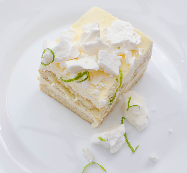 White Tiramisu with Rum and Lime
