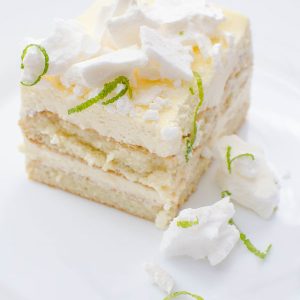 White Tiramisu with Rum and Lime