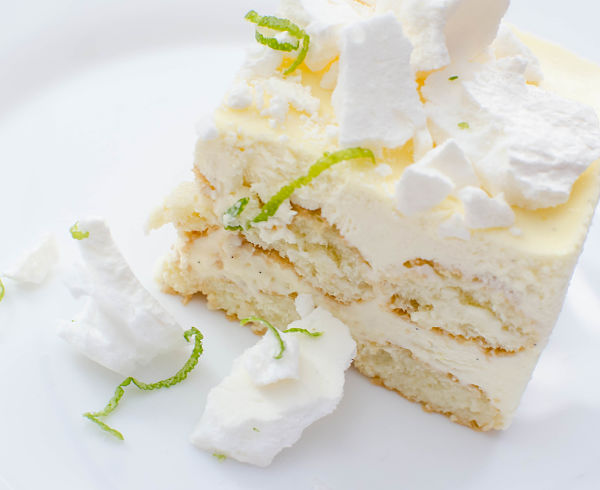 White Tiramisu with Rum and Lime